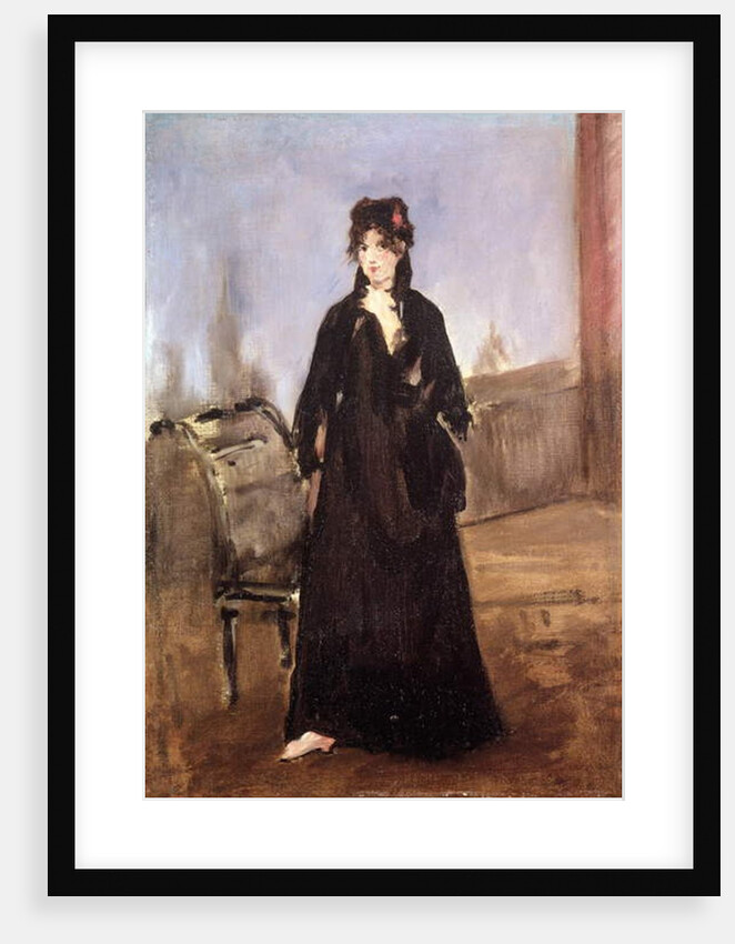 Portrait of Berthe Morisot in Pink Shoes, 1872 by Edouard Manet