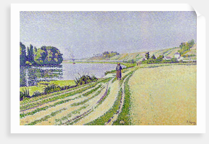 Herblay, La River by Paul Signac