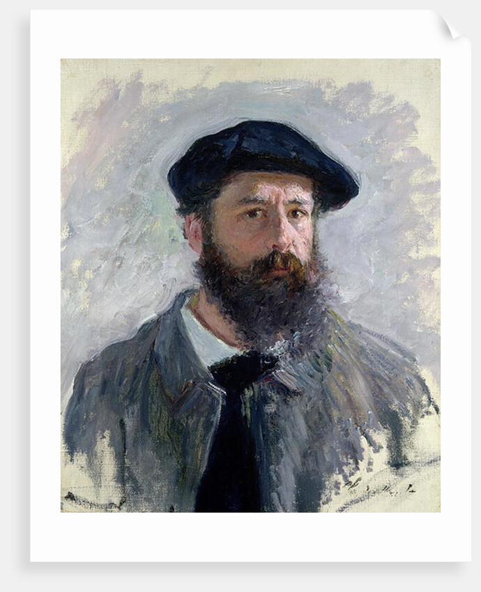 Self Portrait with a Beret, 1886 by Claude Monet