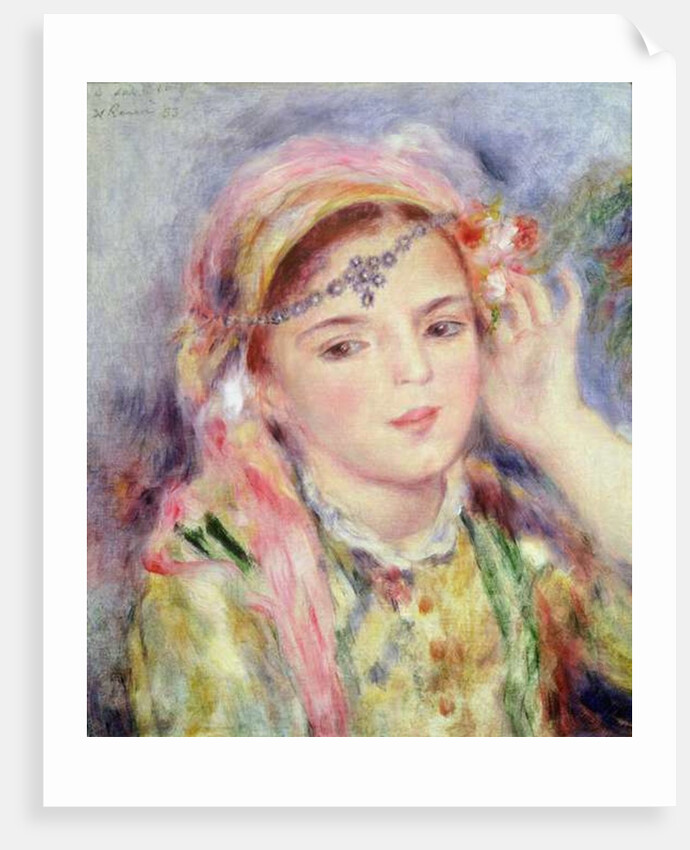 L'Algerienne, 1883 by Pierre Auguste Renoir