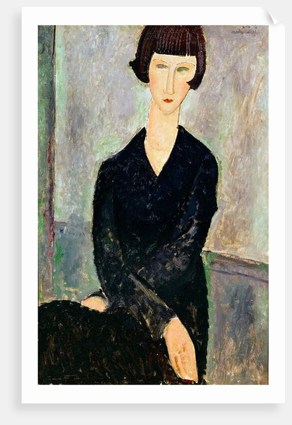 Woman in Black Dress, 1918 by Amedeo Modigliani