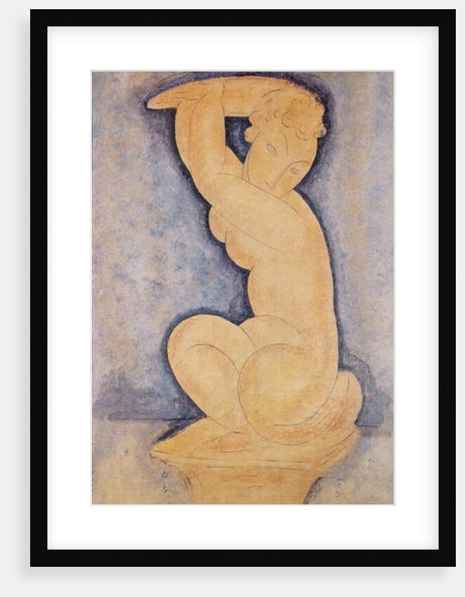 Caryatid, 1914 by Amedeo Modigliani