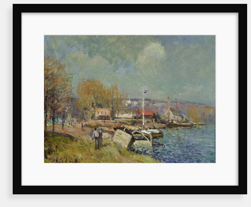 The Seine at Port-Marly, 1877 by Alfred Sisley