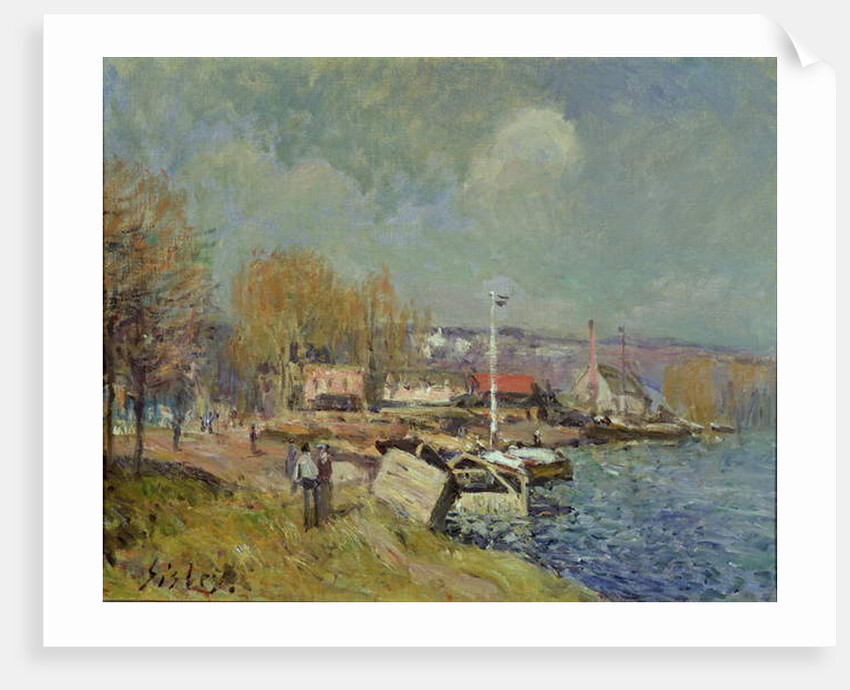 The Seine at Port-Marly, 1877 by Alfred Sisley