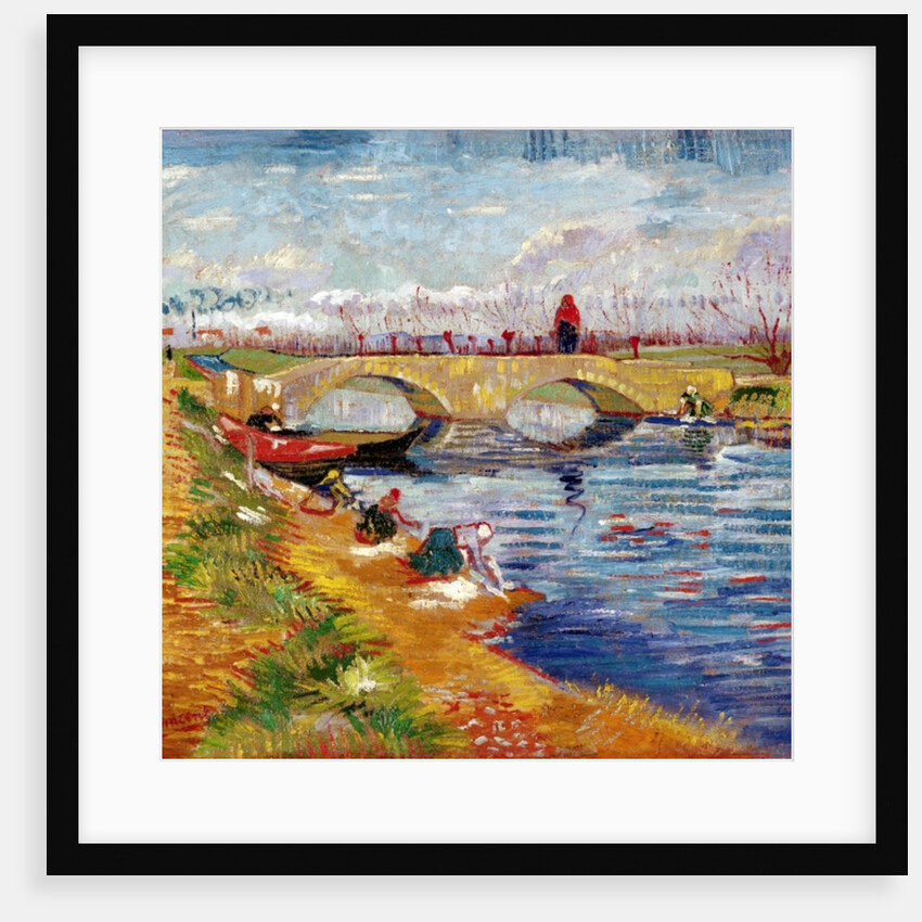 The Gleize Bridge over the Vigneyret Canal, near Arles by Vincent van Gogh