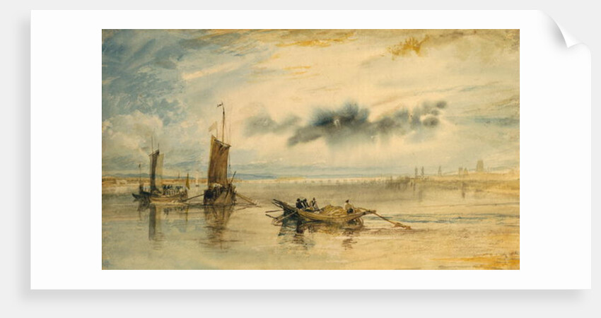 Mainz and Kastell, 1817 by Joseph Mallord William Turner