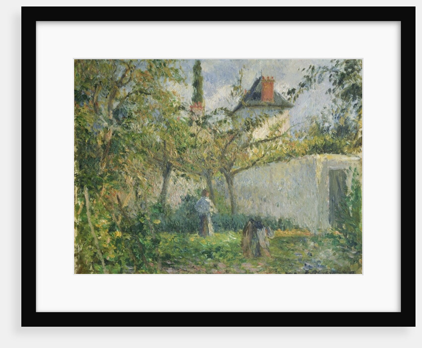 Kitchen Garden and Orchard, Pontoise, 1878 by Camille Pissarro