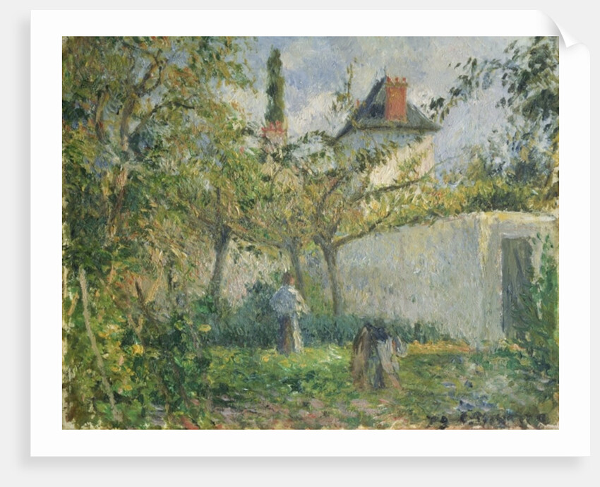 Kitchen Garden and Orchard, Pontoise, 1878 by Camille Pissarro