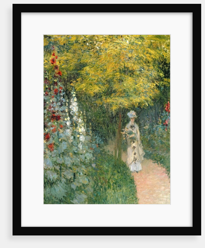 Roseraie, 1876 by Claude Monet