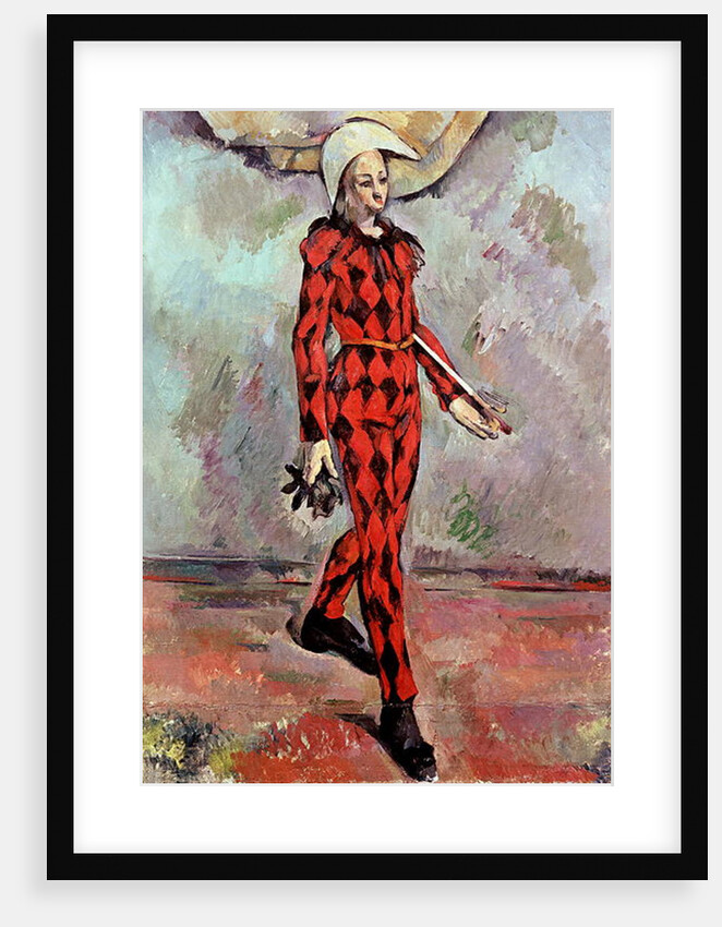Harlequin, 1890 by Paul Cezanne