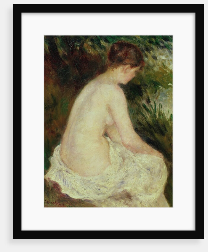 Bather, 1879 by Pierre Auguste Renoir