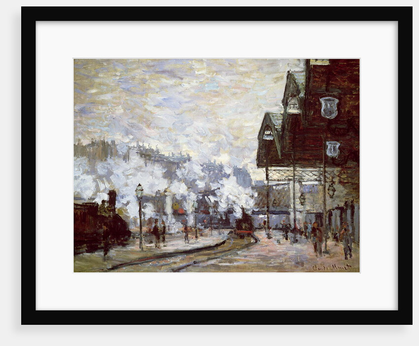 Gare Saint-Lazare, Paris, 1877 by Claude Monet