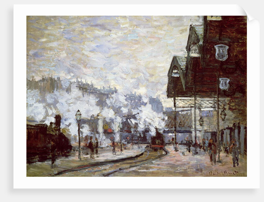 Gare Saint-Lazare, Paris, 1877 by Claude Monet