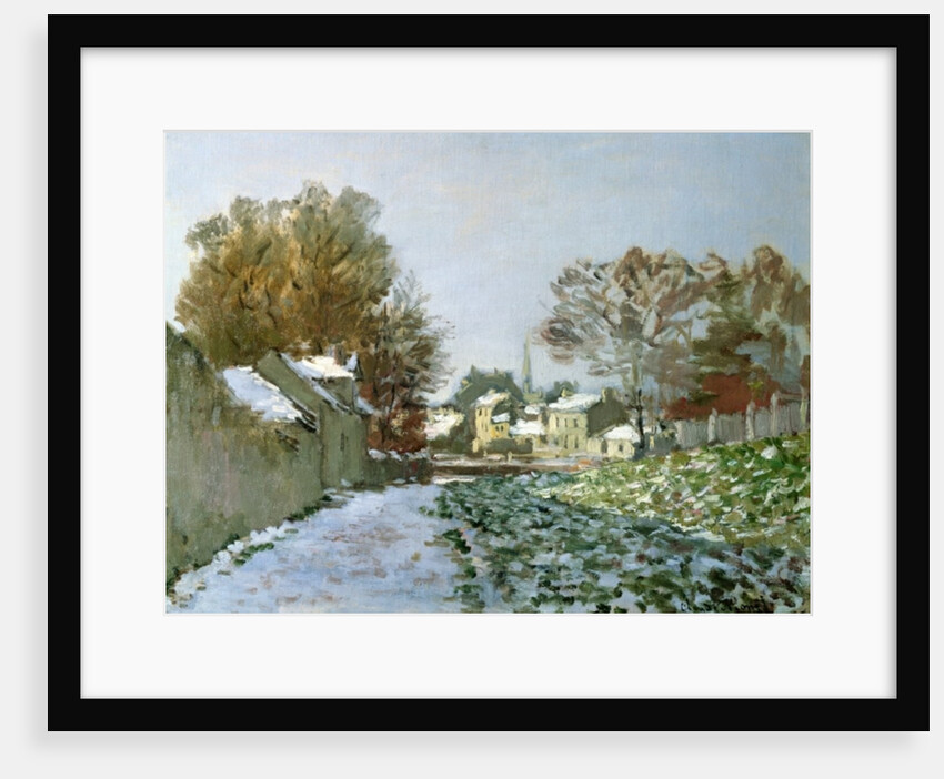 Snow at Argenteuil, 1874 by Claude Monet