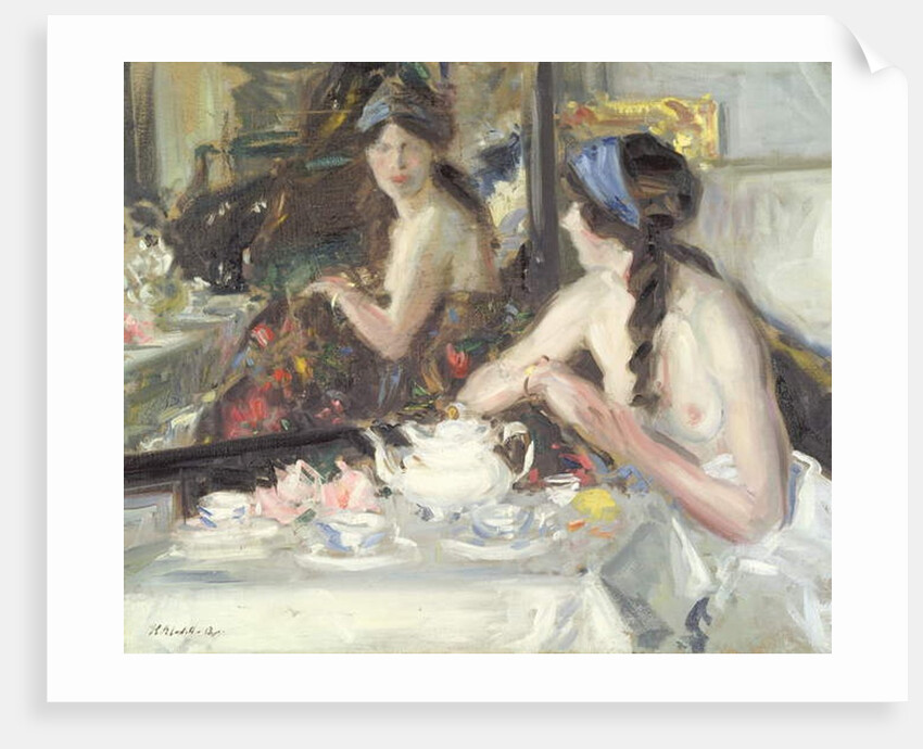 At the Mirror, 1913 by Francis Campbell Boileau Cadell
