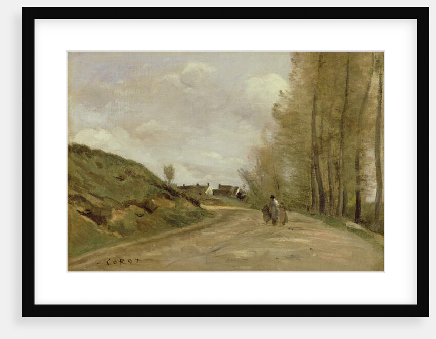 The Road in Gouvieux, c.1850-60 by Jean Baptiste Camille Corot