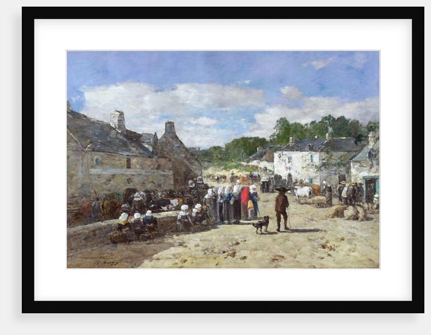 La Fete, c.1865 by Eugene Louis Boudin