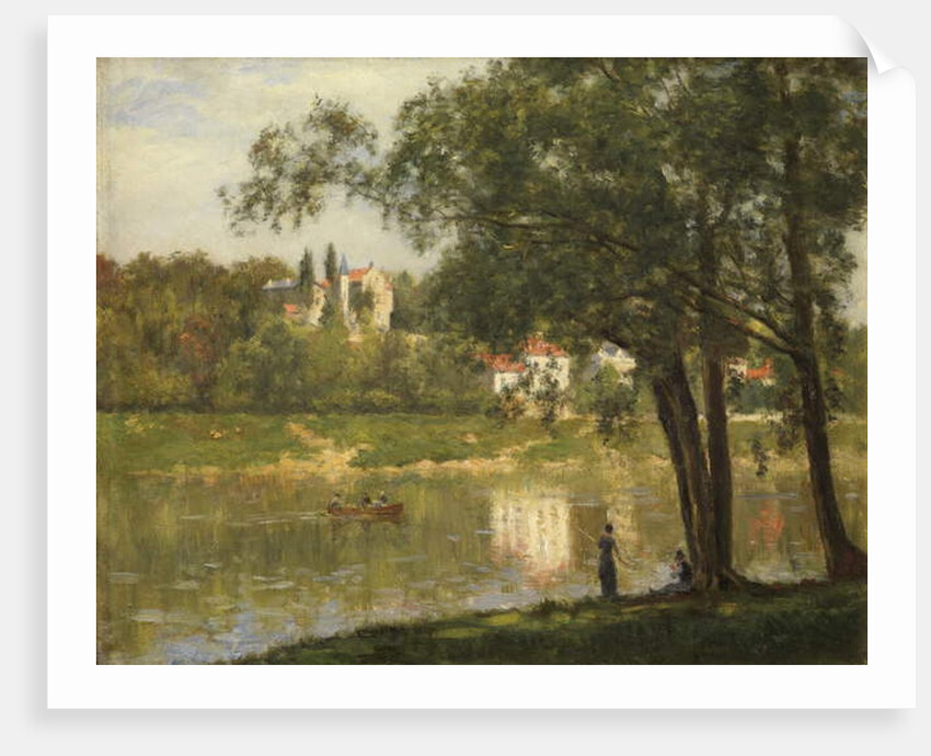 L'Île de la Grande Jatte, c.1877-82 by Stanislas Victor Edouard Lepine