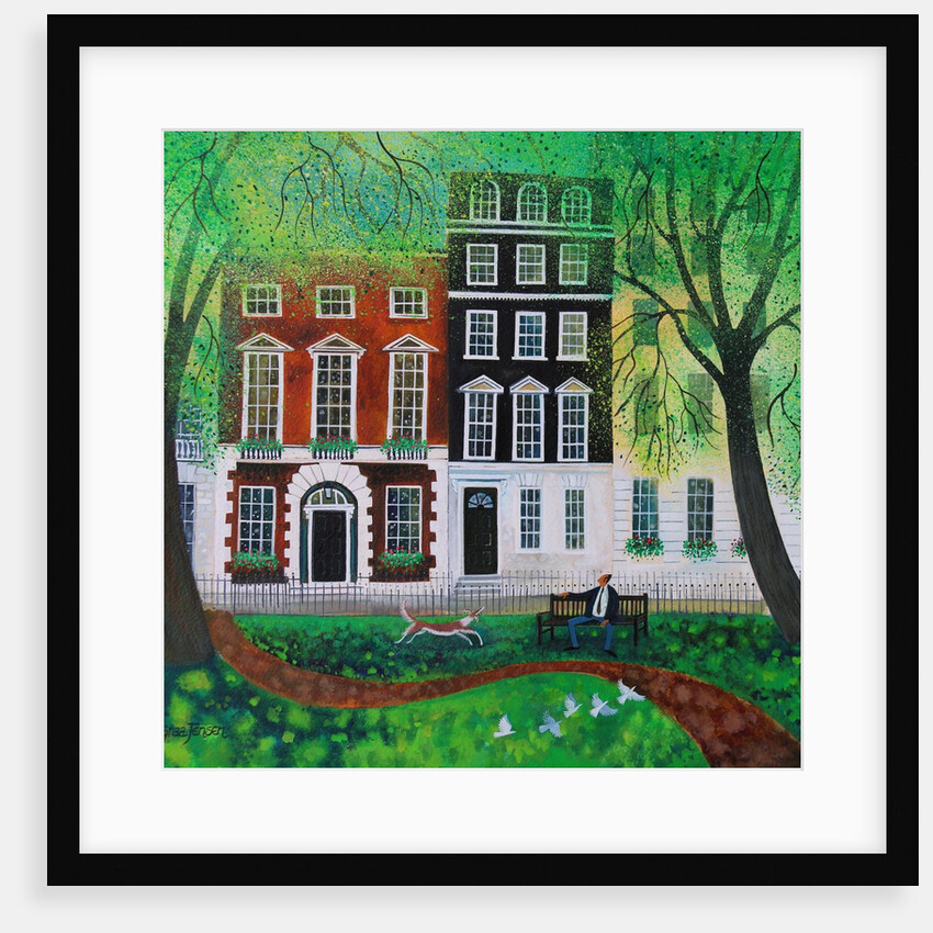 Relaxing in Berkley Square, 2016 by Lisa Graa Jensen