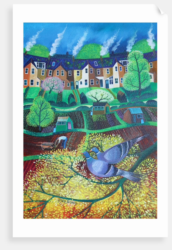 Wimbledon Park Doves, 2017 by Lisa Graa Jensen