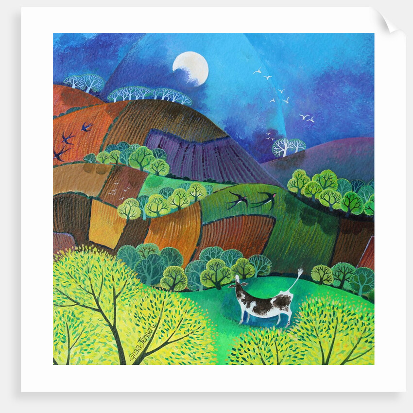 Moon cow, 2016 by Lisa Graa Jensen