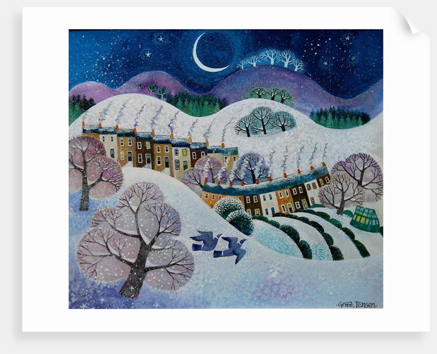 Snowfall, 2019 by Lisa Graa Jensen
