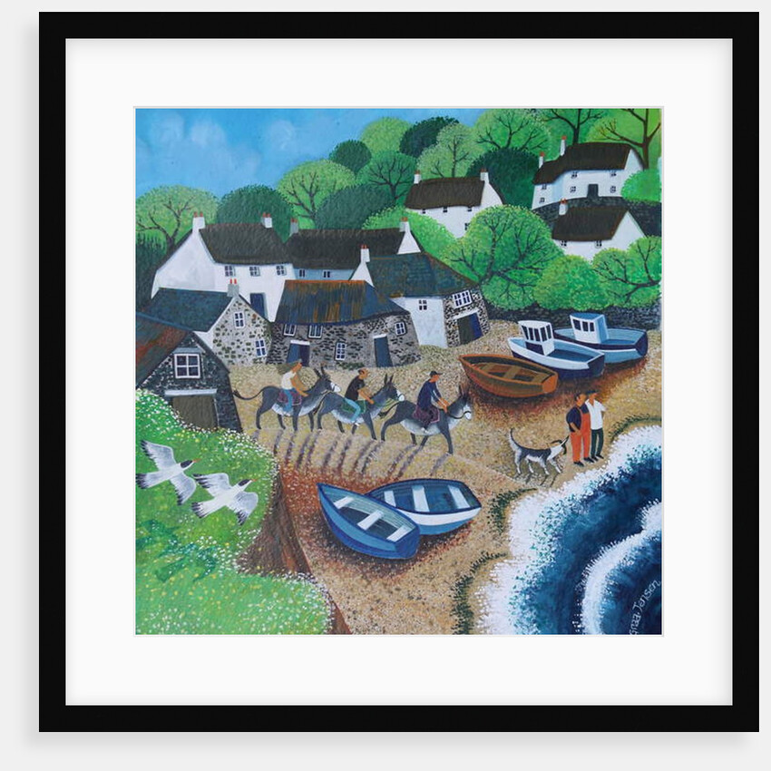 Cadgwith Harbour, 2018 by Lisa Graa Jensen