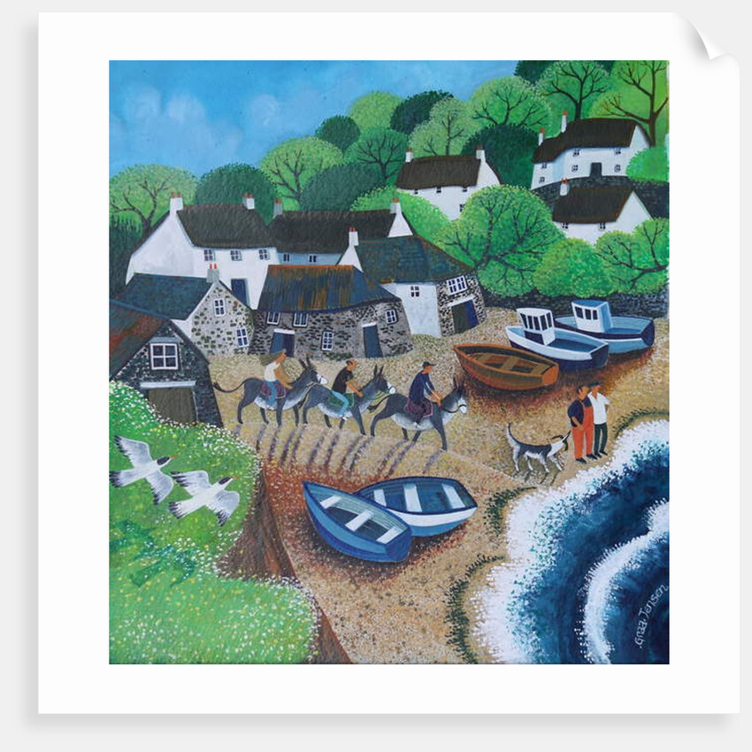 Cadgwith Harbour, 2018 by Lisa Graa Jensen