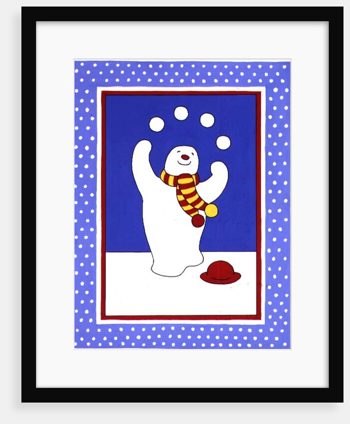 Juggling Snowman by Lavinia Hamer