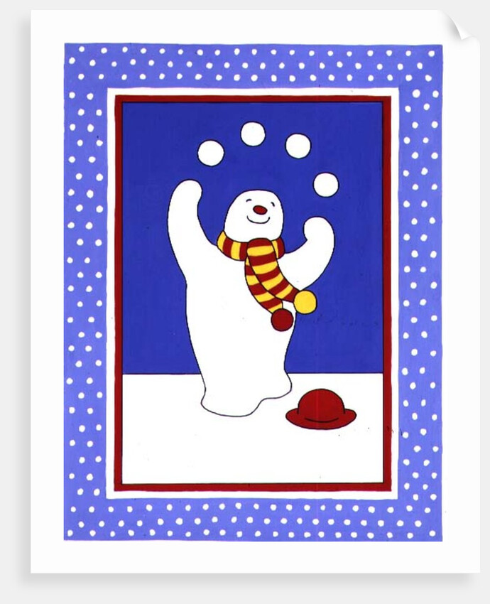 Juggling Snowman by Lavinia Hamer