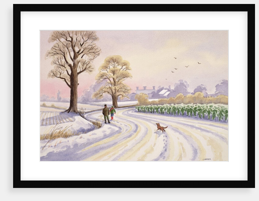 Walk in the Snow by Lavinia Hamer