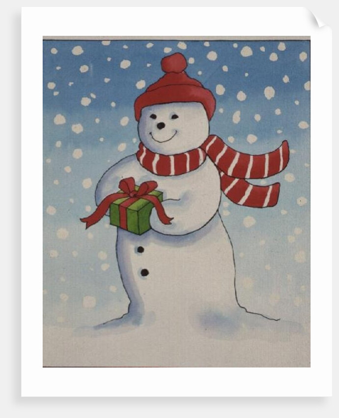 Snowman's Christmas Present by Lavinia Hamer