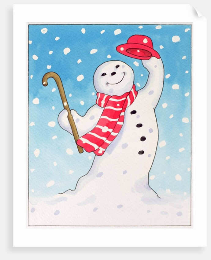 Dancing Snowman, 1996 by Lavinia Hamer