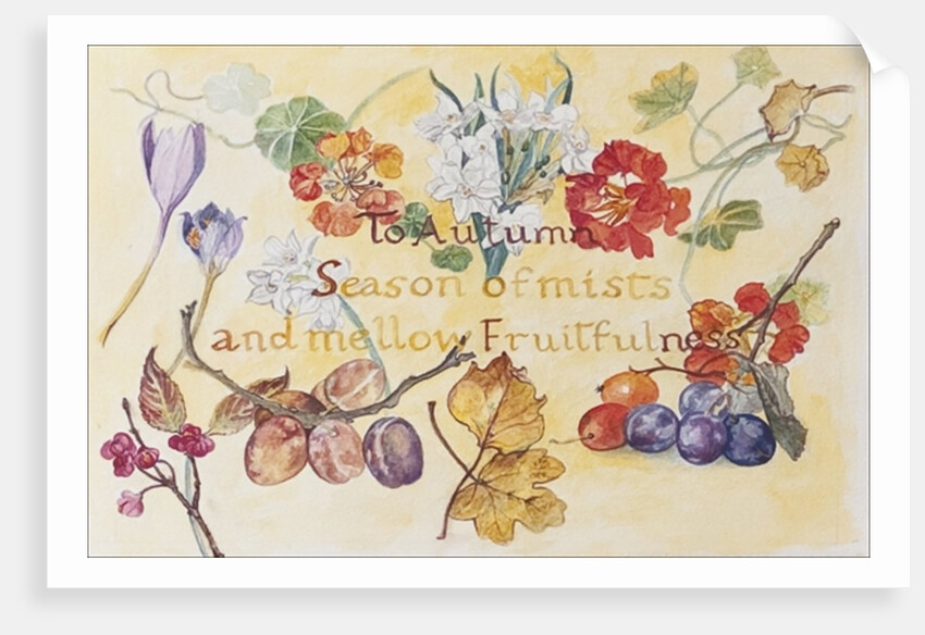 Ode to Autumn Keats, 2008 by Caroline Hervey-Bathurst