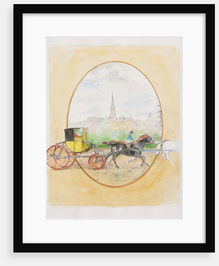 A Heroine in a Hack Post-Chaise, 2009 by Caroline Hervey-Bathurst