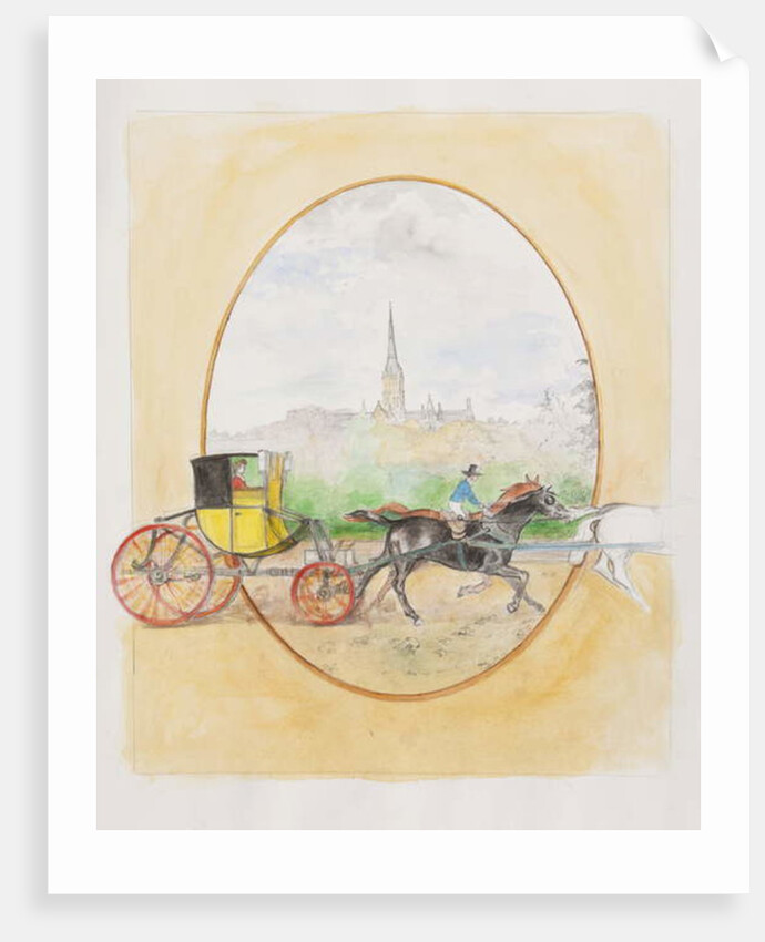 A Heroine in a Hack Post-Chaise, 2009 by Caroline Hervey-Bathurst