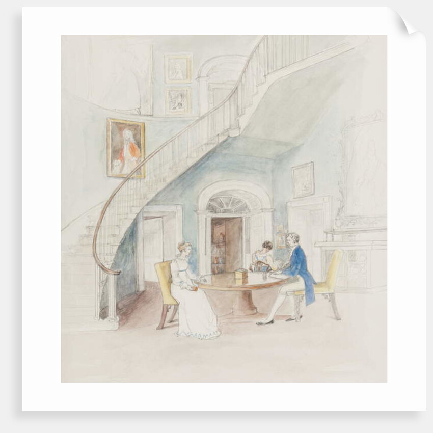 Mr Darcy Writing, 2010 by Caroline Hervey-Bathurst