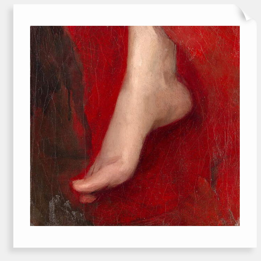 Study of a foot, early 1880s by Albert de Belleroche
