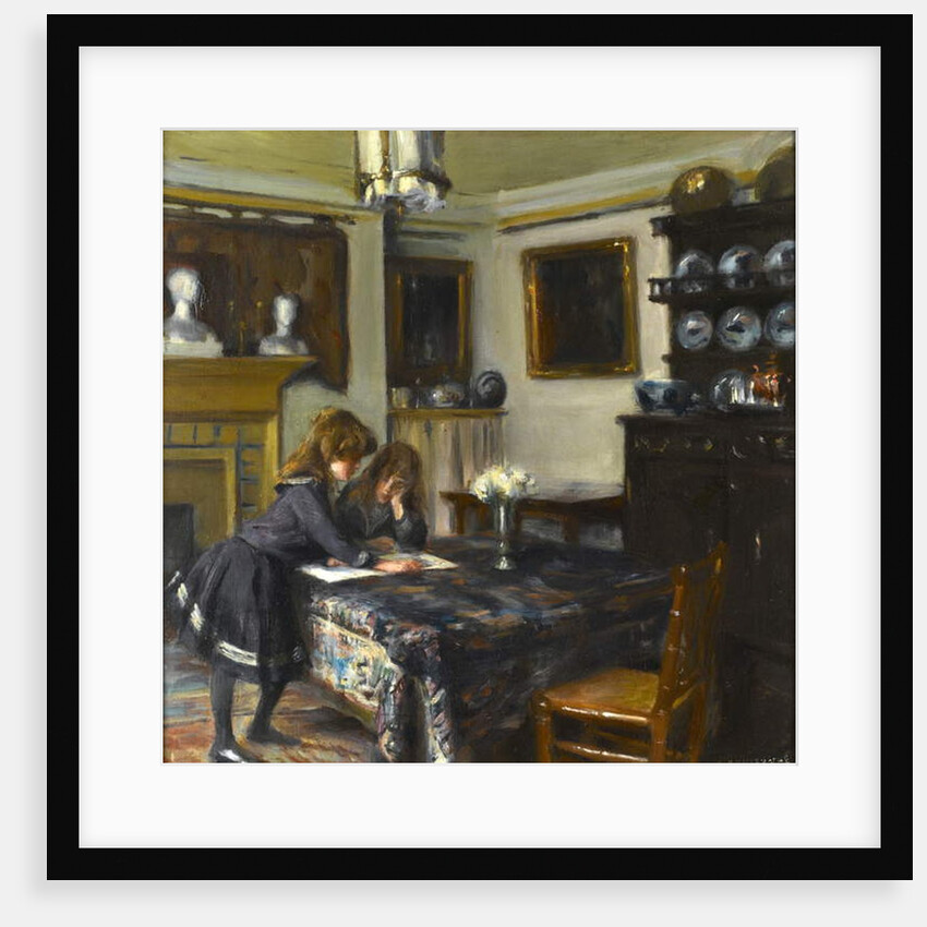 The dining room of John Singer Sargent, c.1884 by Albert de Belleroche
