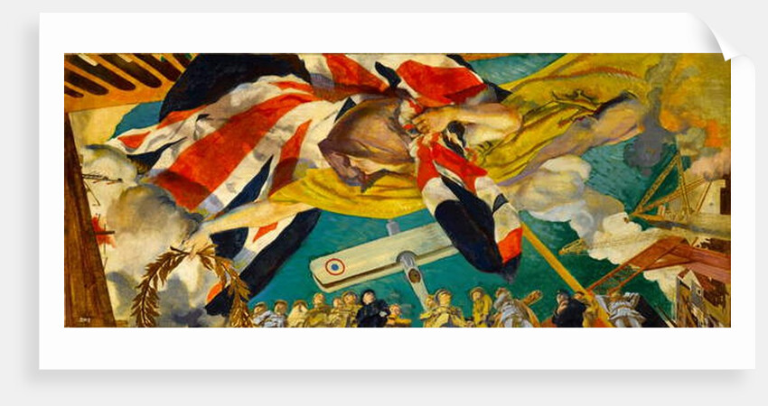 Study for Ceiling painting in the Great Hall of the Institute of Civil Engineers, c.1919 by Charles Sims