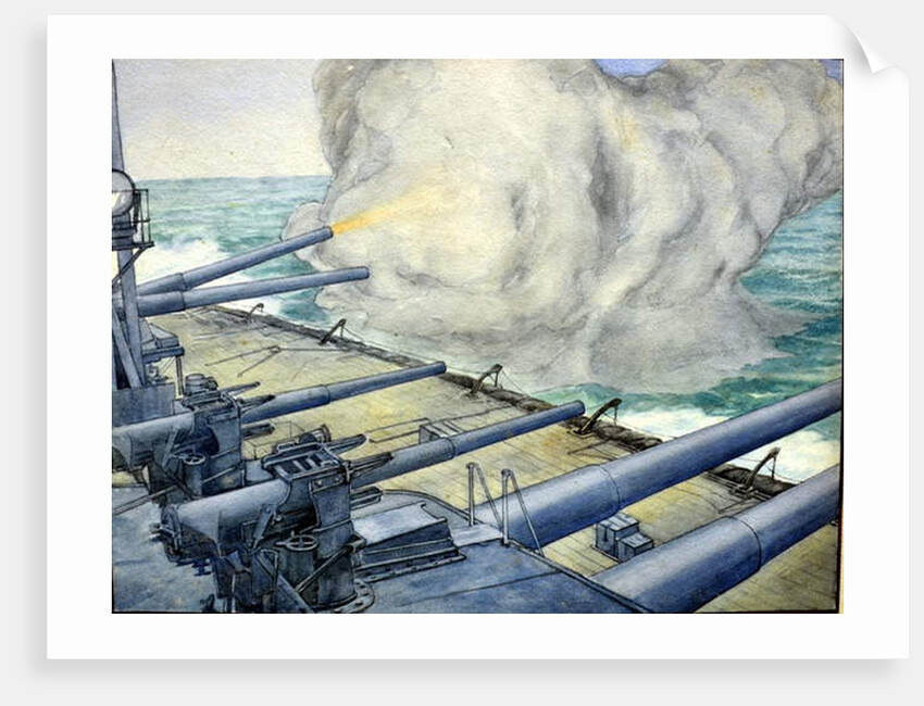 Ship's cannons by Charles John de Lacy