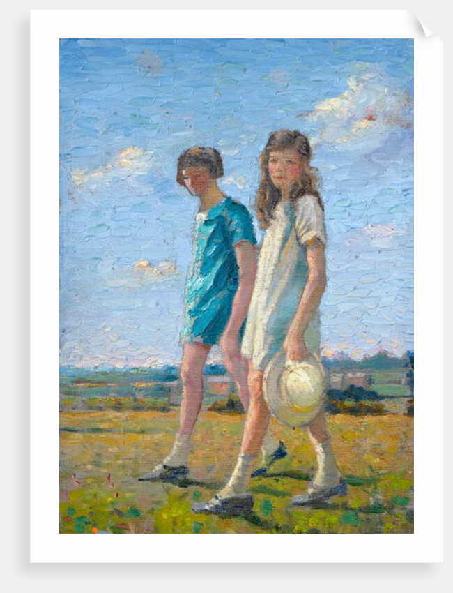 Study for 'The Inseparables' by Walter Bonner Gash