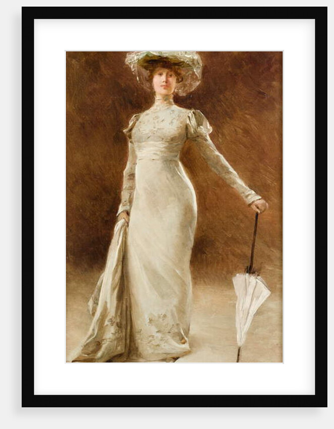 Femme en costume Empire, c.1905 by Edouard Francois Zier