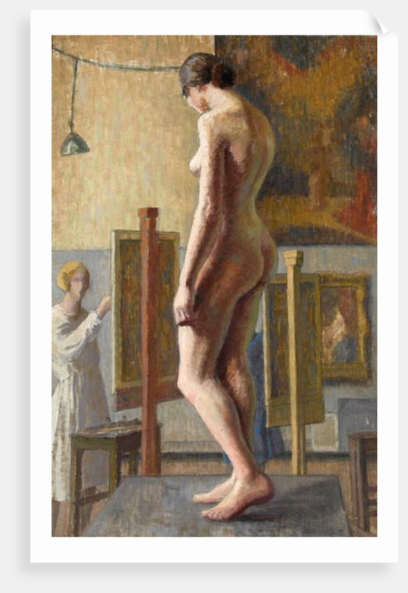 The Art Class, 1920s by Felice Lieven Bauwens