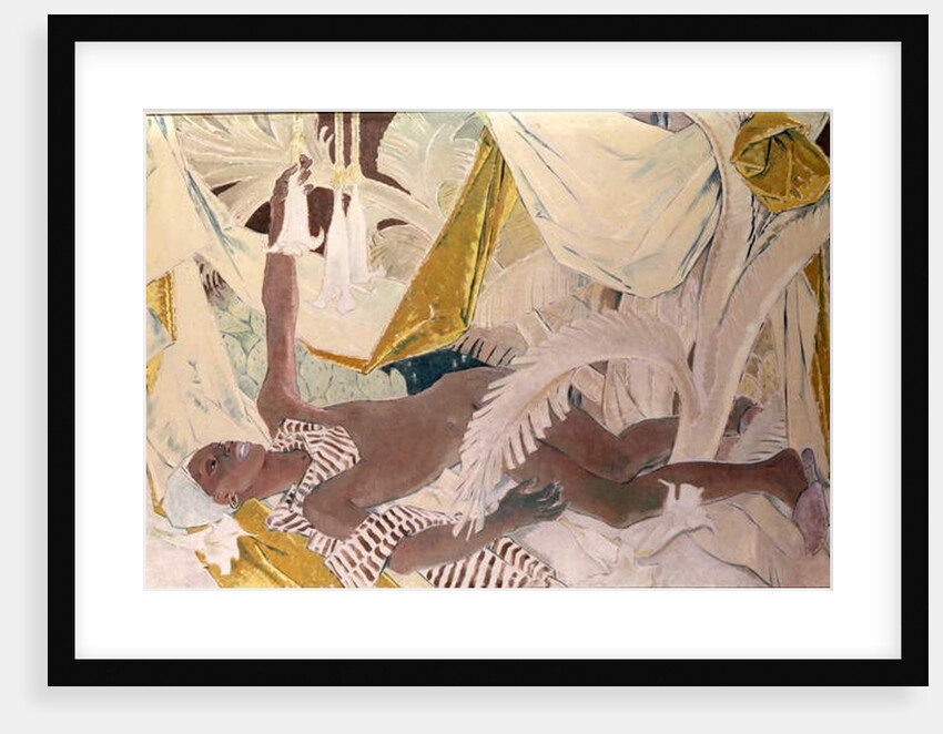 Henry Thomas, Philpot's Jamaican Servant, reclining by Glyn Warren Philpot