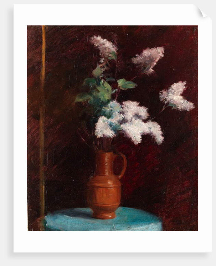 Still life with White Lilacs by Albert de Belleroche