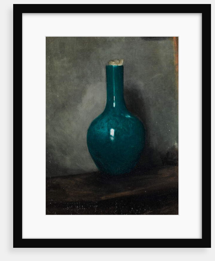 Blue Vase on grey background, c.1885 by Albert de Belleroche