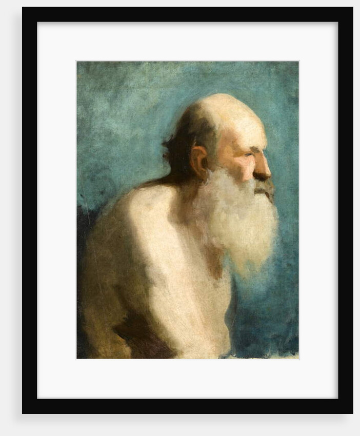 Profile study of an old man, c.1880 by Albert de Belleroche
