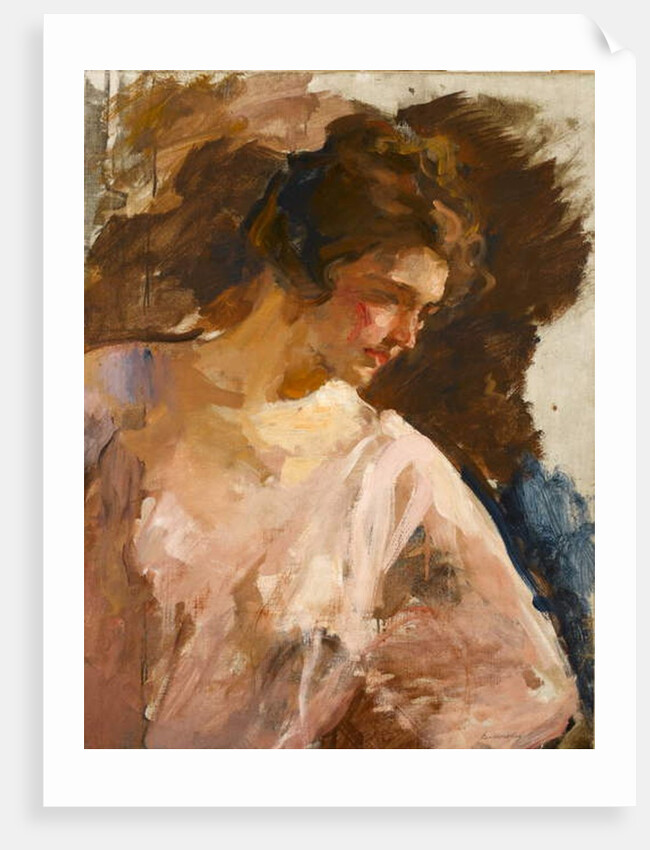 Portrait of a young lady, c.1900 by Albert de Belleroche