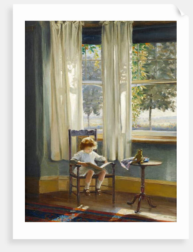 Girl Reading by Walter Bonner Gash